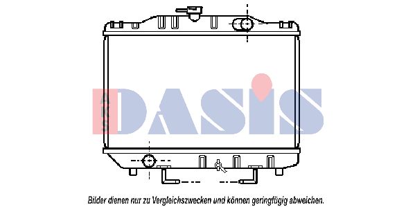 AKS DASIS Radiaator,mootorijahutus 210200N